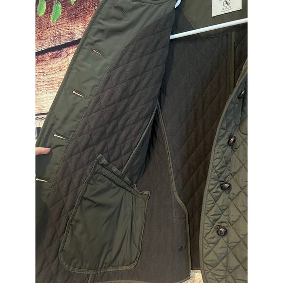 Aigle Women's Sudhampton Water Resistant Quilted Jacket Corduroy Elbow Patches 8 - Picture 2 of 6